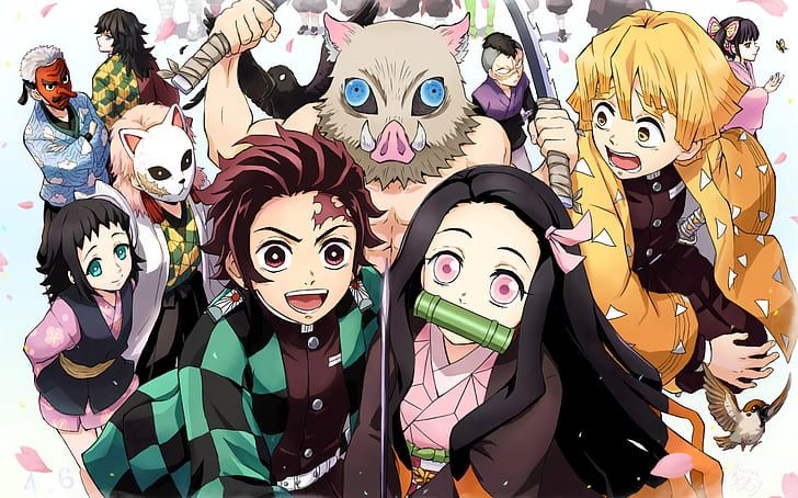 Tanjiro e Nezuko em Demon Slayer